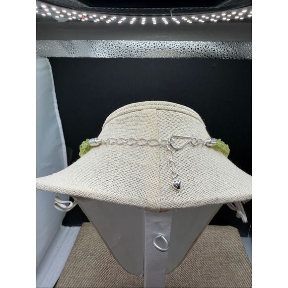 Exquisite Multi-Strand Peridot & Freshwater Pearl Couture Necklace Stamped DR925 - Picture 2 of 9